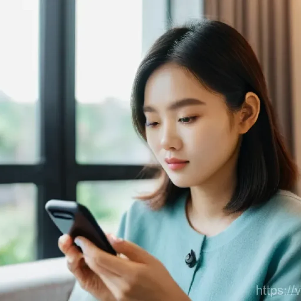 행동 경제학에서의 넛지 개념 - **Prompt:** A close-up, eye-level shot of a young Vietnamese woman, mid-20s, with a warm, thoughtful...